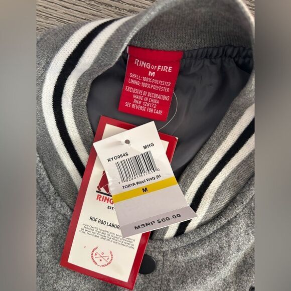 Ring of fire Tonya varsity jacket - Picture 6 of 6